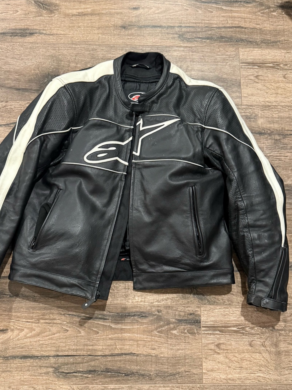 Alpinestars Black Jacket with White Accents